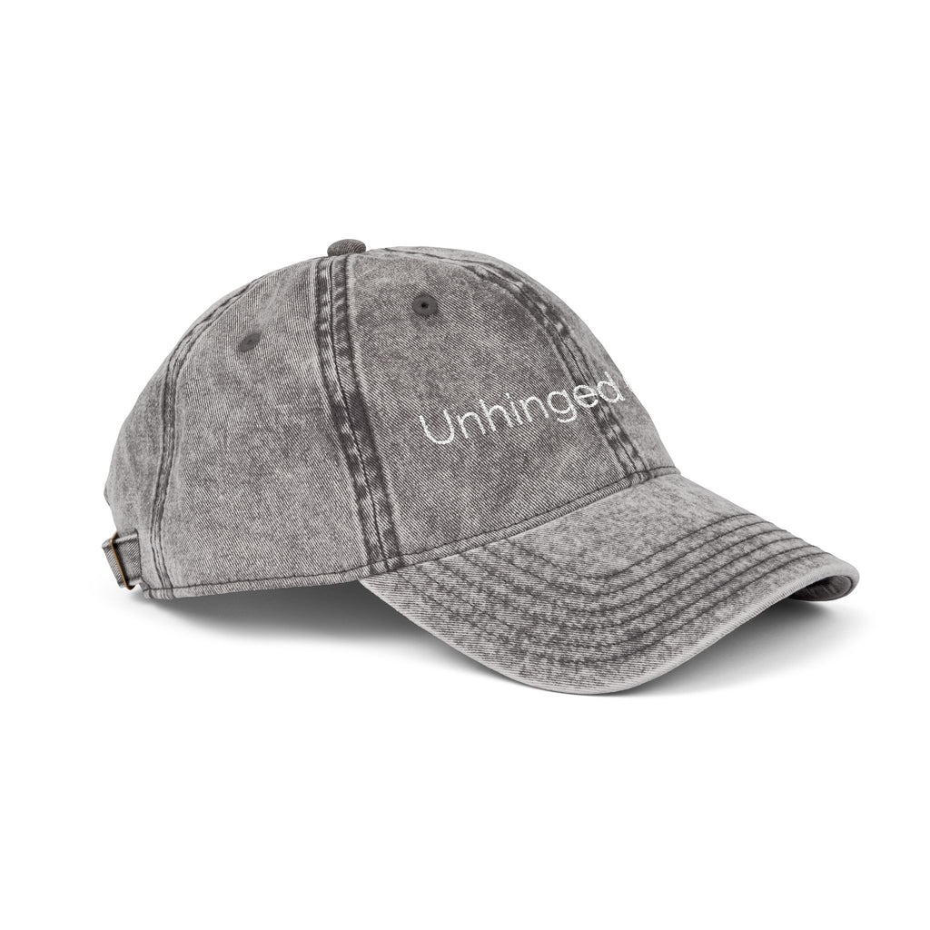 unhinged chaos | embroidered hat | Loyal But Questionable | Group Chat Energy