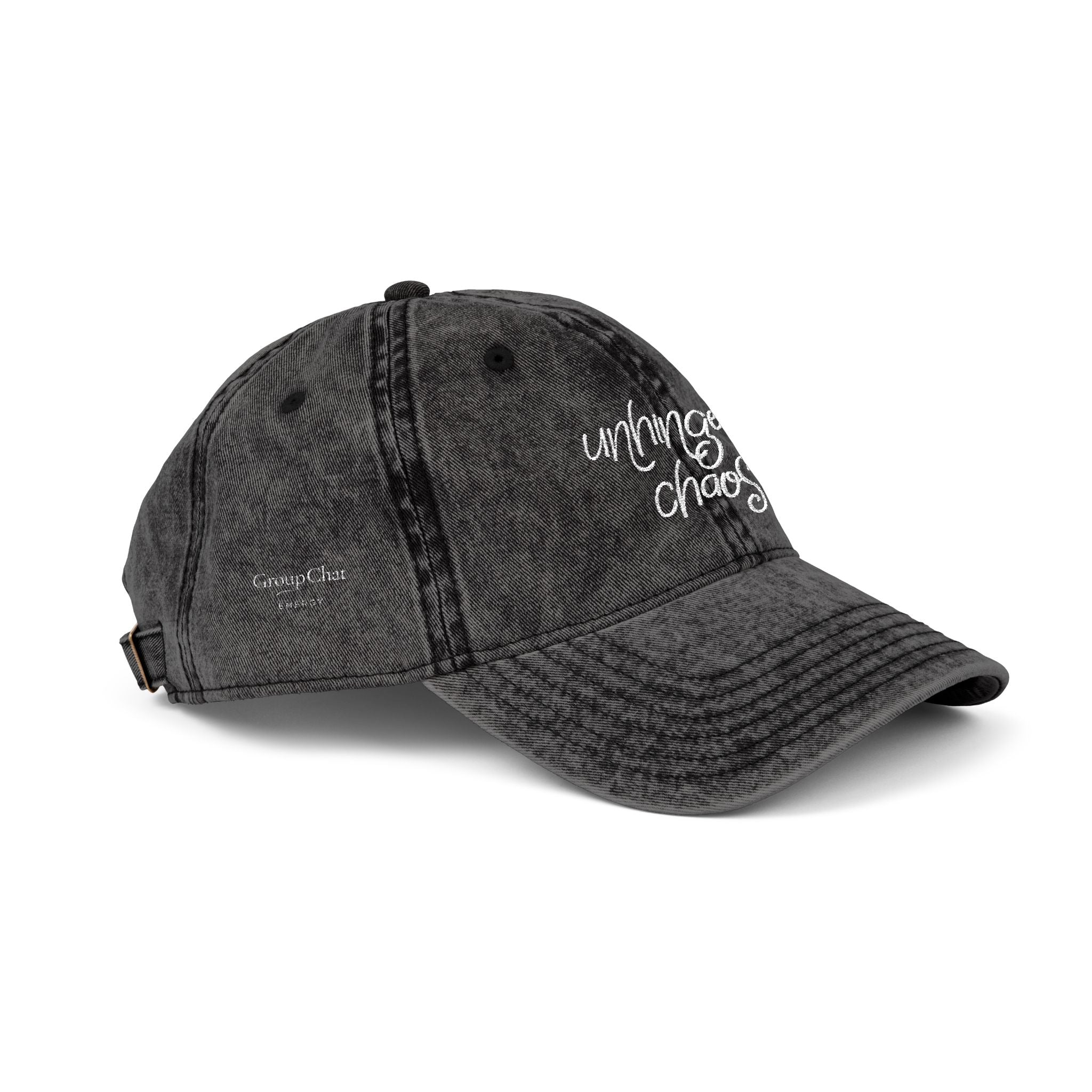 Funny Embroidered Hat for Women | “unhinged chaos” | Minimalist Baseball Cap | Trendy Hat | Gift for Her | Aesthetic Hat