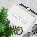externally calm, internally spiraling | Makeup Pouch |Maintenance Era | Group Chat Energy