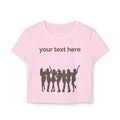 committed | customizable crop top tee | Loyal but Questionable | Group Chat Energy
