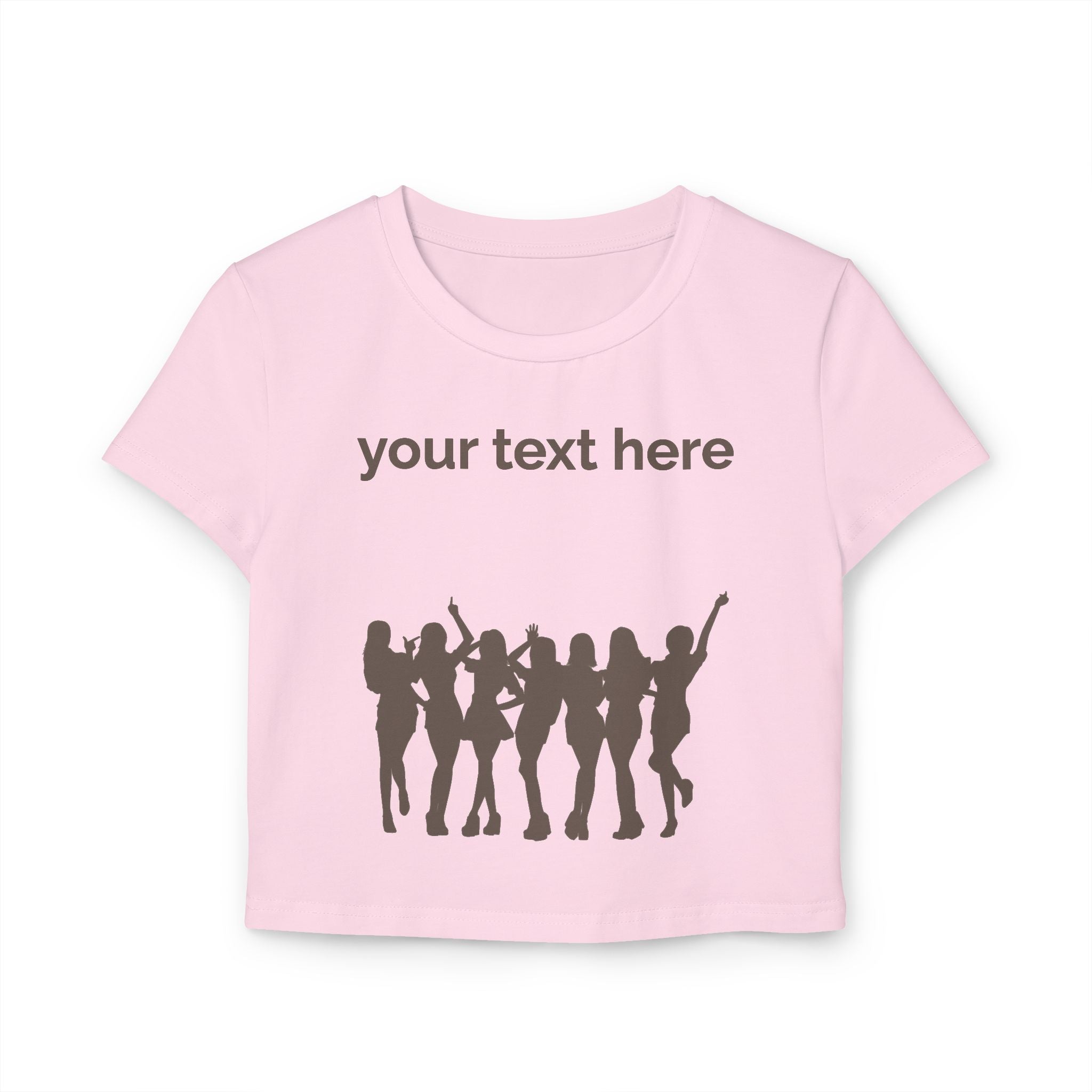 committed | customizable crop top tee | Loyal but Questionable | Group Chat Energy