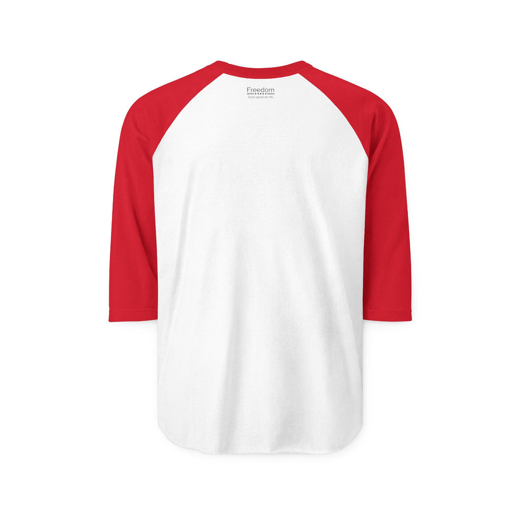 land of the free. emotionally unsupervised | 3/4 sleeved shirt | Group Chat Energy | Red White & Unfiltered