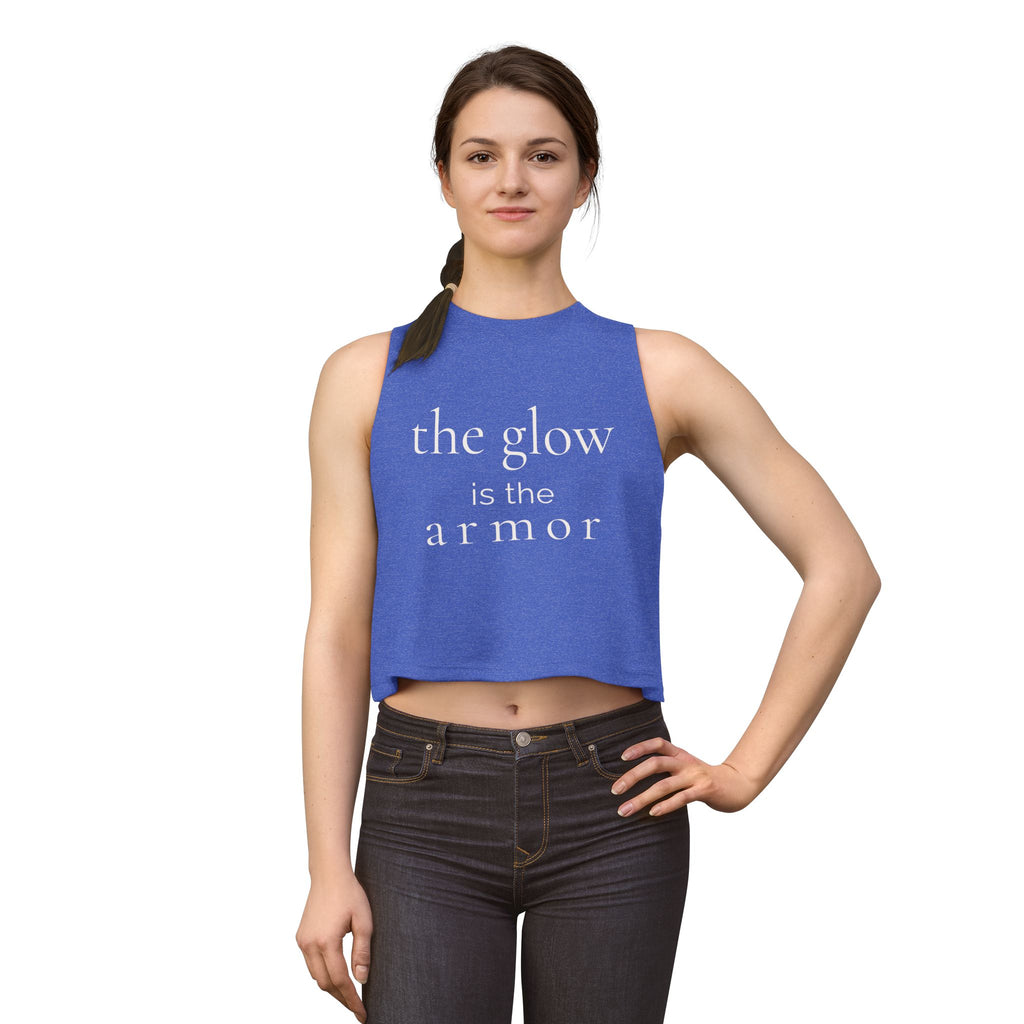 the glow is the armor | Crop Top | Maintenance Era | Group Chat Energy
