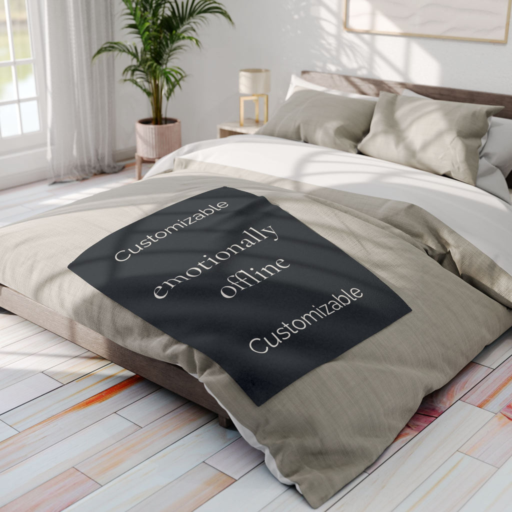 emotionally offline | fleece blanket | Group Chat Energy Collection