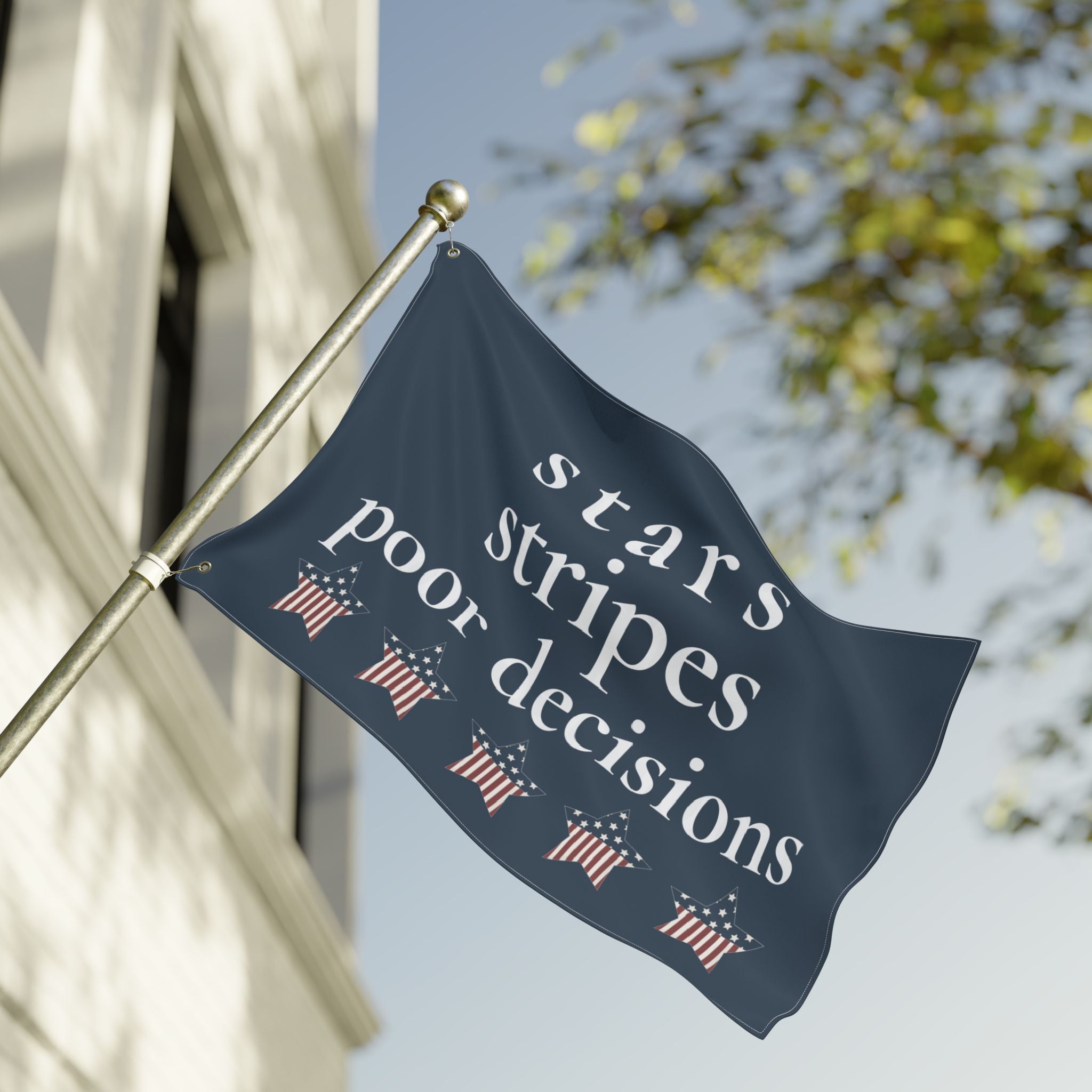 stars stripes poor decisions | Group Chat Energy | Red White & Unfiltered