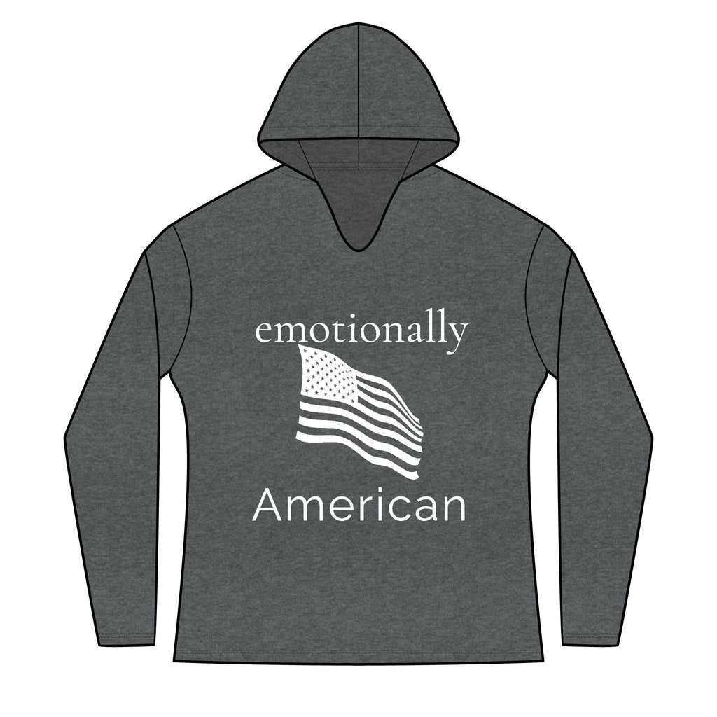 "emotionally american" front | "freedom looks good on me" back | Red White & Unfiltered | Group Chat Energy