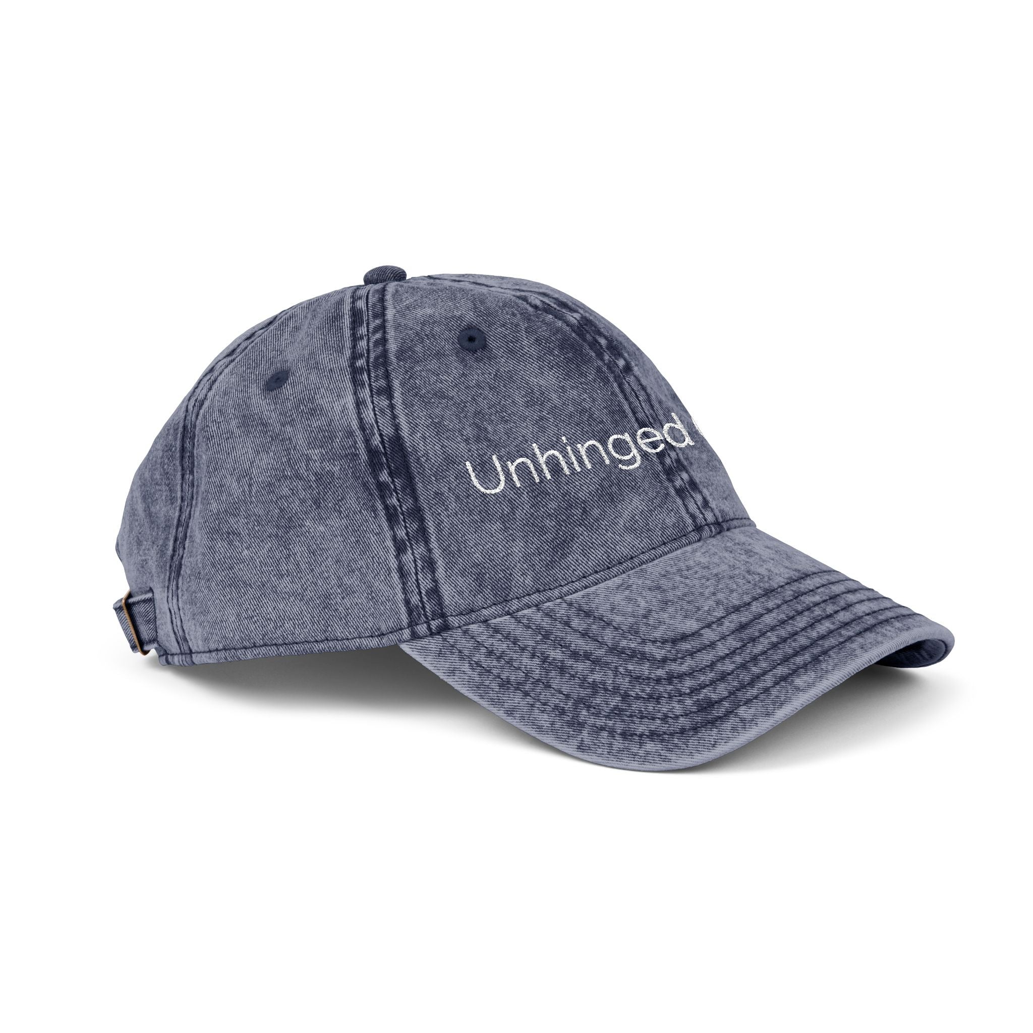 unhinged chaos | embroidered hat | Loyal But Questionable | Group Chat Energy