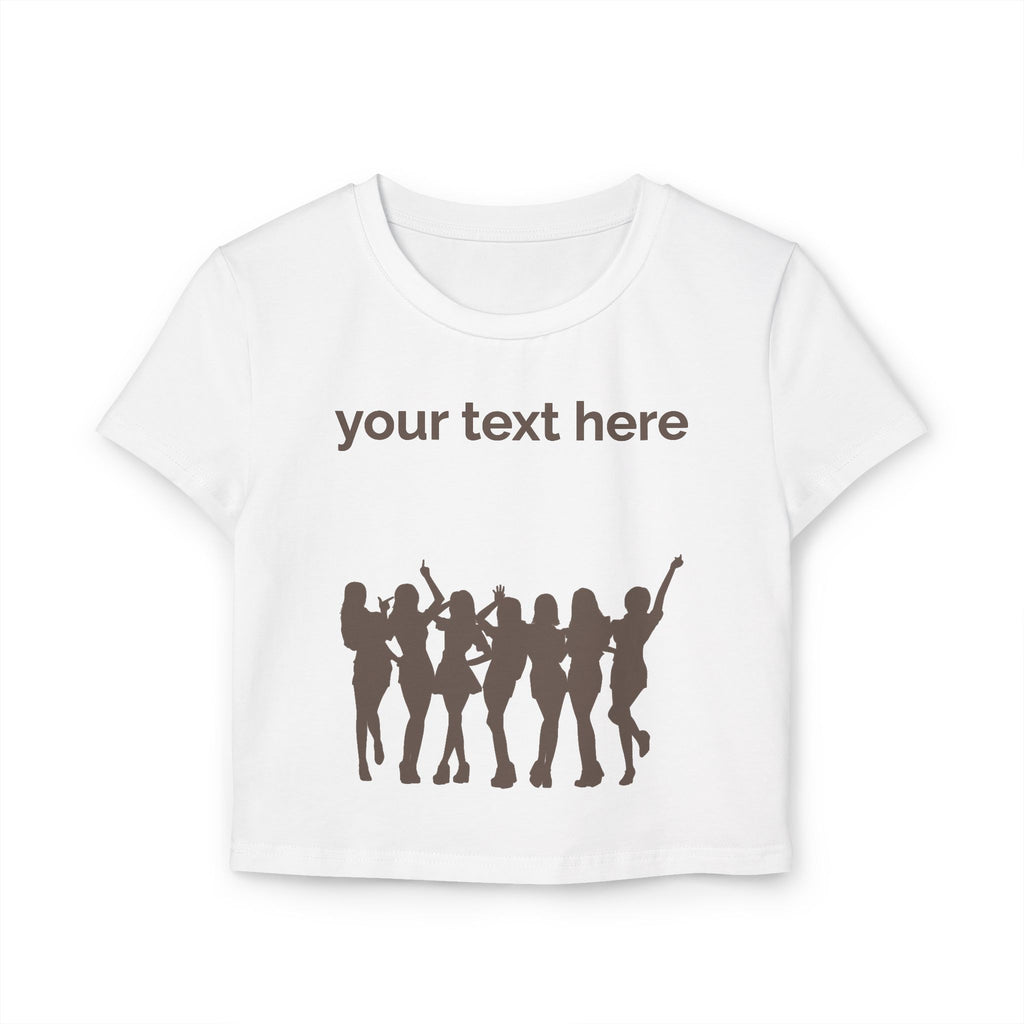 committed | customizable crop top tee | Loyal but Questionable | Group Chat Energy