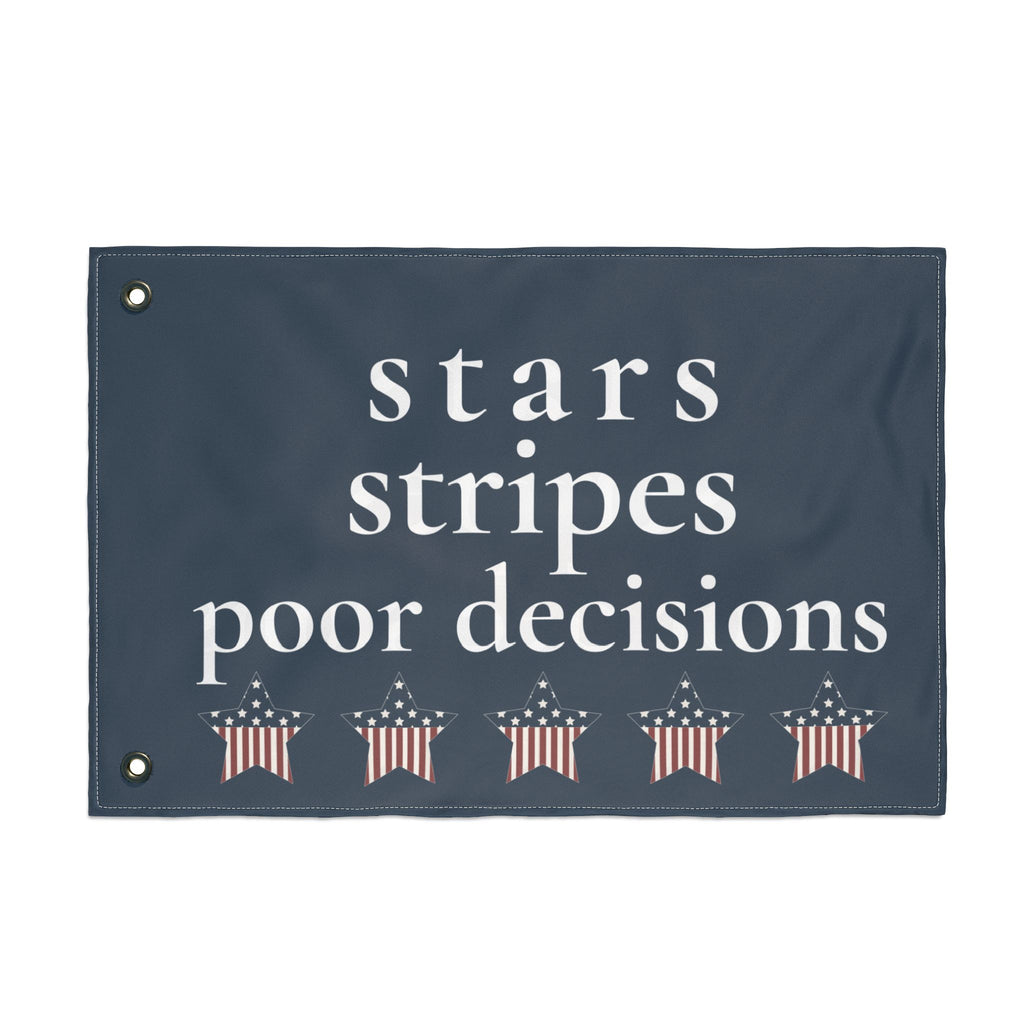 stars stripes poor decisions | Group Chat Energy | Red White & Unfiltered