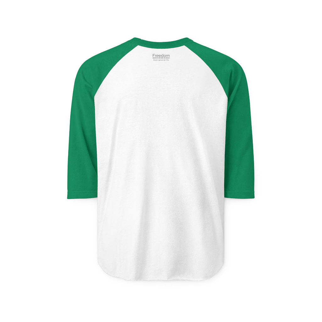 land of the free. emotionally unsupervised | 3/4 sleeved shirt | Group Chat Energy | Red White & Unfiltered