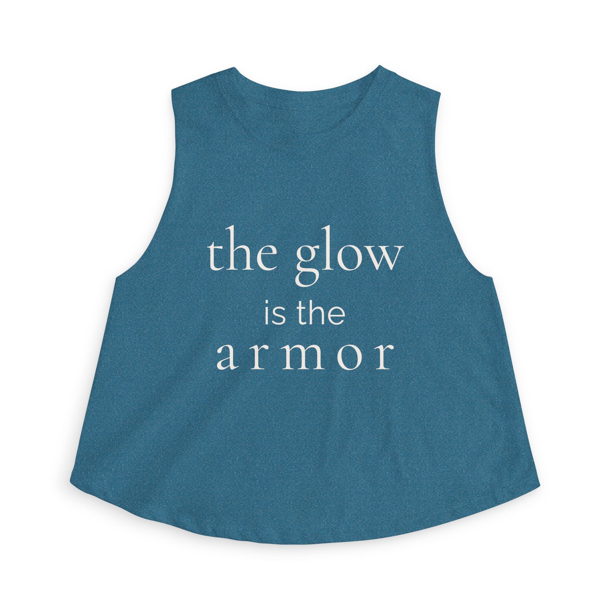 the glow is the armor | Crop Top | Maintenance Era | Group Chat Energy