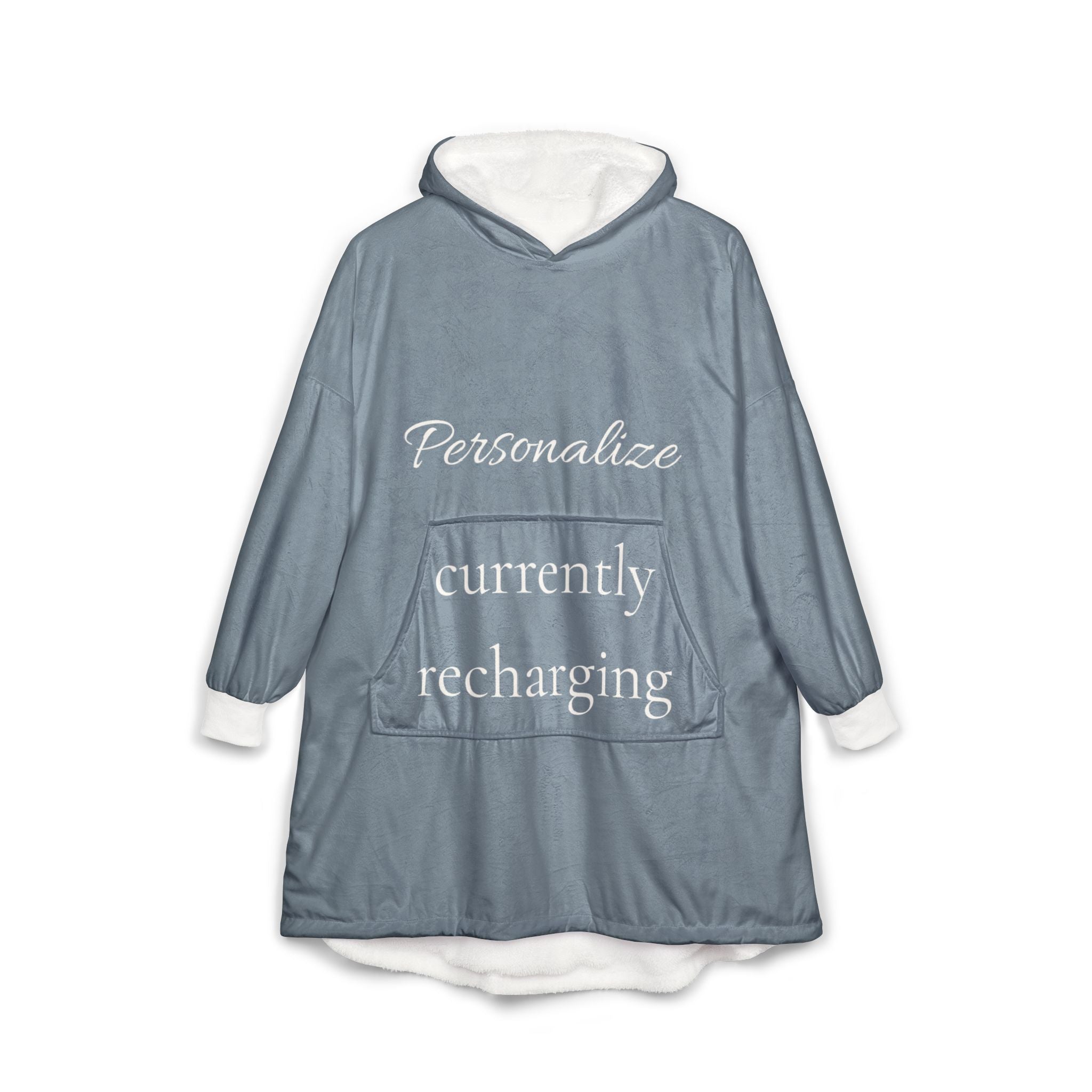 currently recharging | hooded blanket | Emotionally Offline | Group Chat Energy