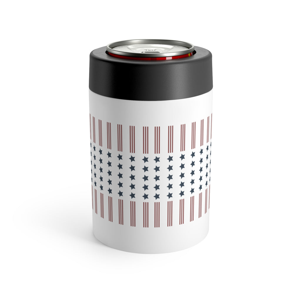 land of the free. emotionally unsupervised | custom text 12 oz can holder | Group Chat Energy | Red White & Unfiltered