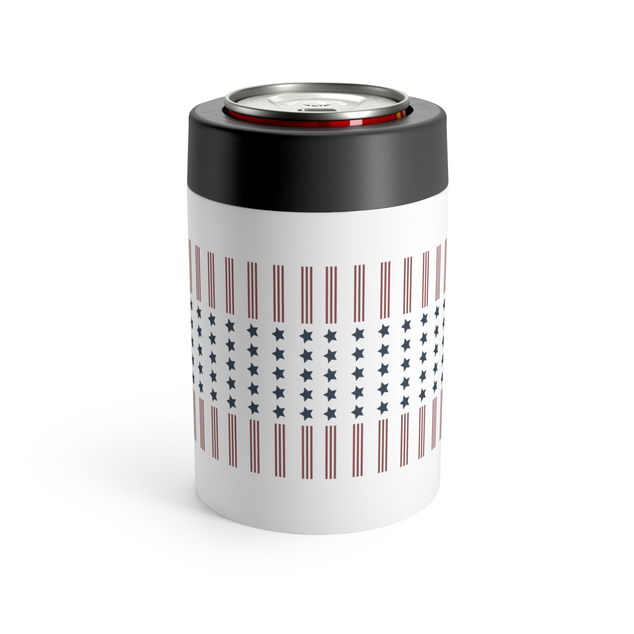 land of the free. emotionally unsupervised | custom text 12 oz can holder | Group Chat Energy | Red White & Unfiltered