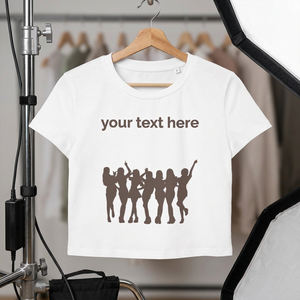 committed | customizable crop top tee | Loyal but Questionable | Group Chat Energy