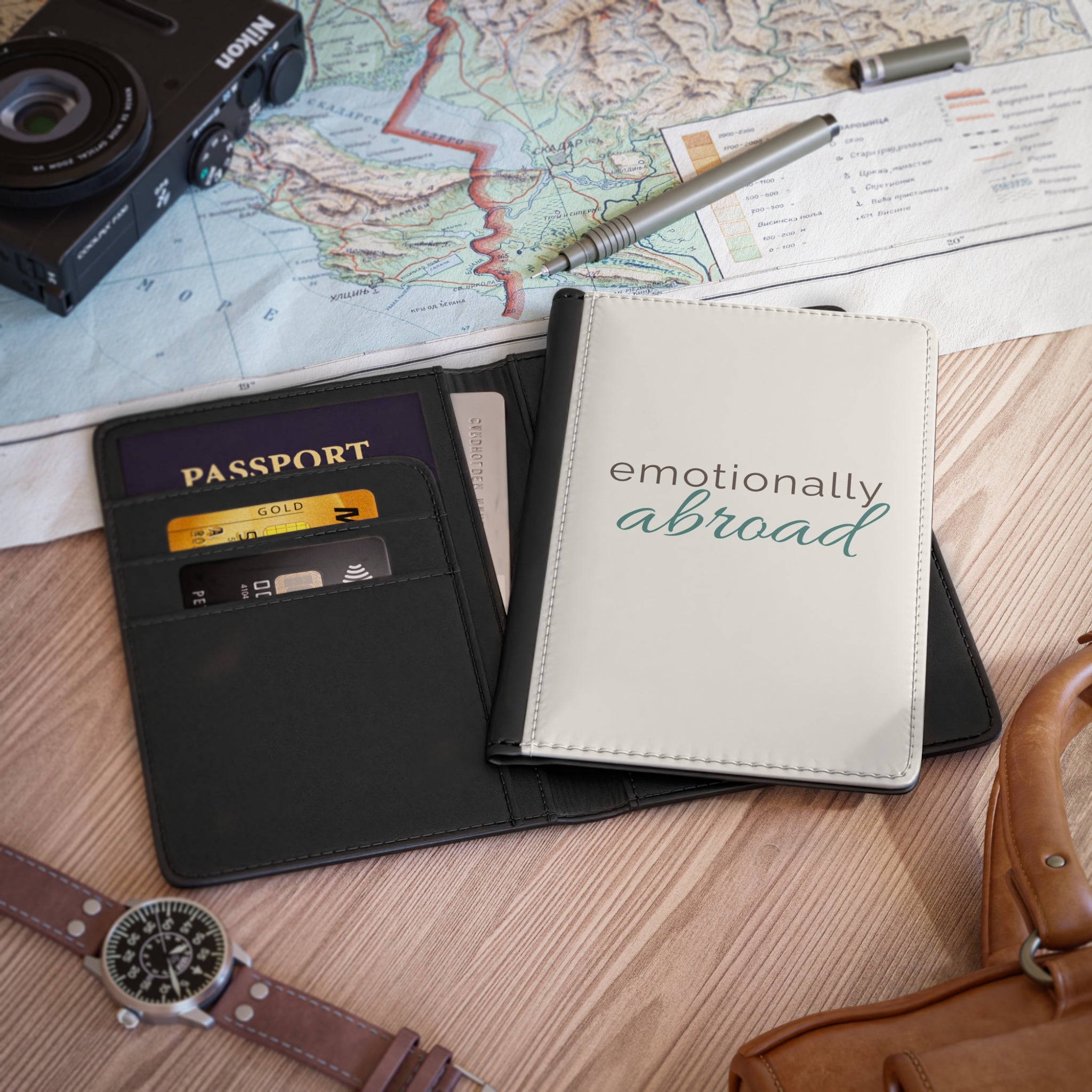 emotionally abroad | passport cover | Vacation Personality | Group Chat Energy