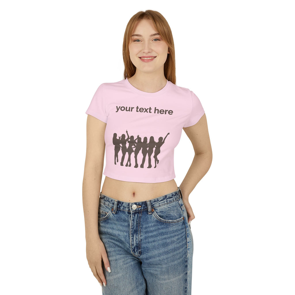 committed | customizable crop top tee | Loyal but Questionable | Group Chat Energy
