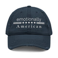"Emotionally American" | Patriotic hat | Red White & Unfiltered | Group Chat Energy