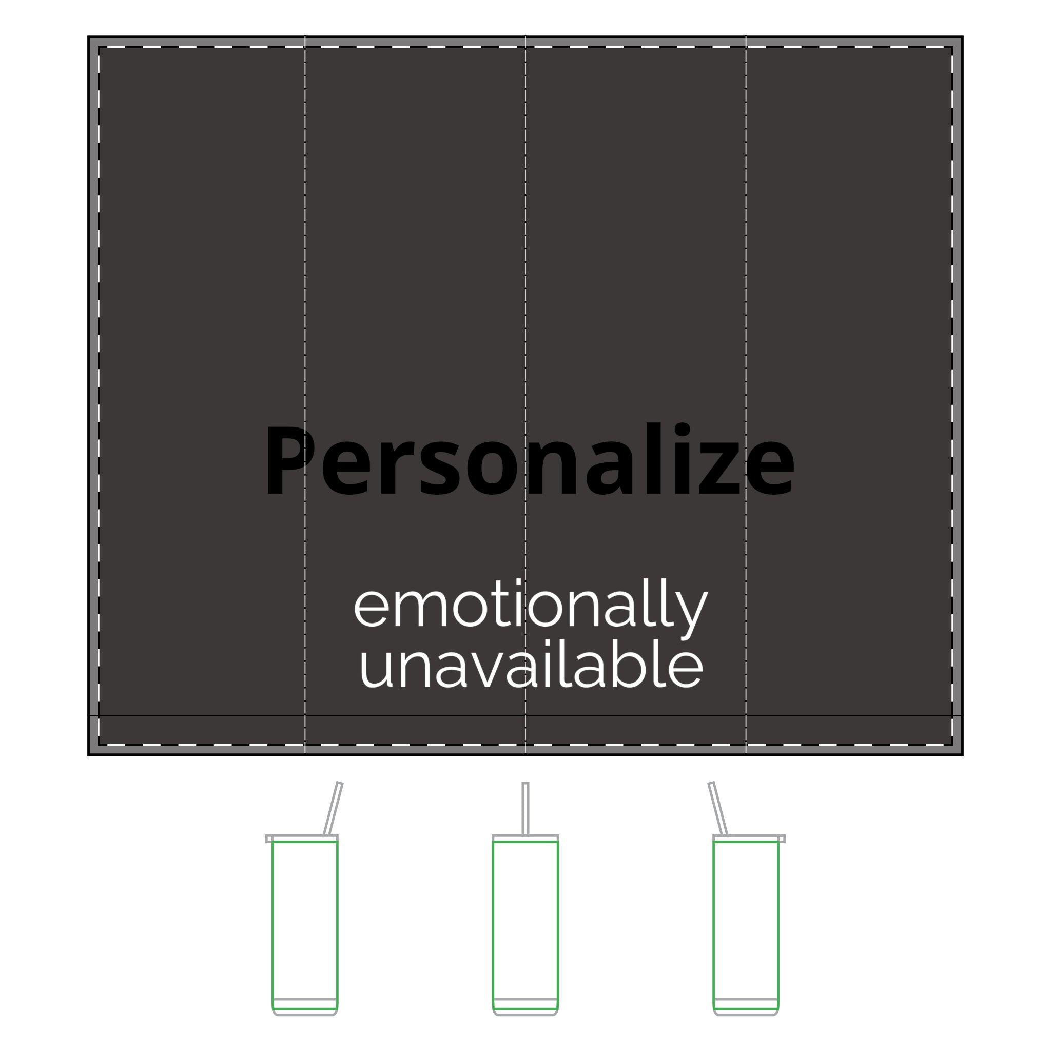 emotionally unavailable | 20 oz tumbler | Group Chat Energy | Loyal but Questionable