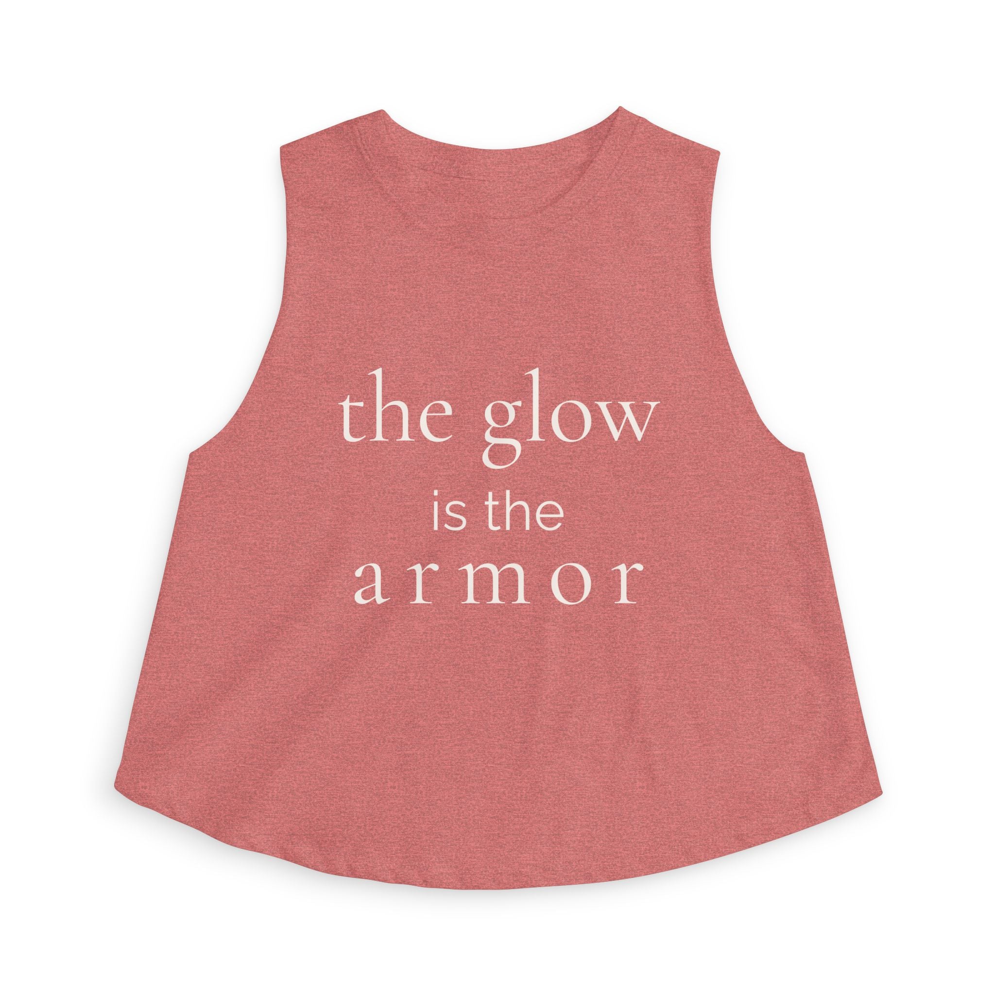 the glow is the armor | Crop Top | Maintenance Era | Group Chat Energy