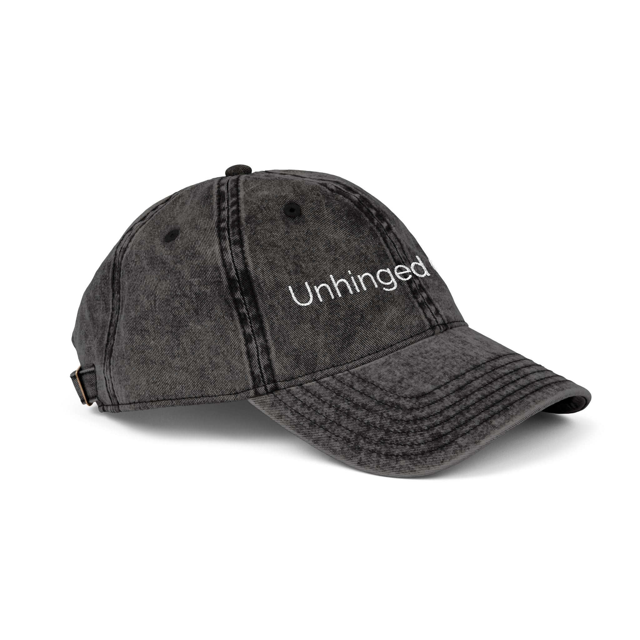 unhinged chaos | embroidered hat | Loyal But Questionable | Group Chat Energy