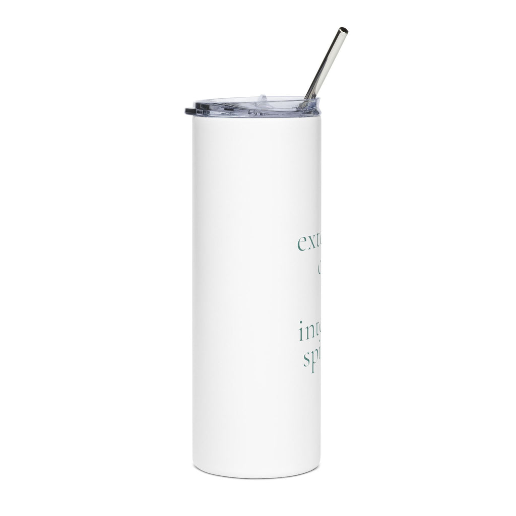 externally calm internally spiraling | 20oz stainless steel tumbler | Maintenance Era | Group Chat Energy