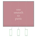 "too smooth to panic" | 20oz Tumbler Minimalist Insulated Travel Cup | Maintenance Era | Group Chat Energy