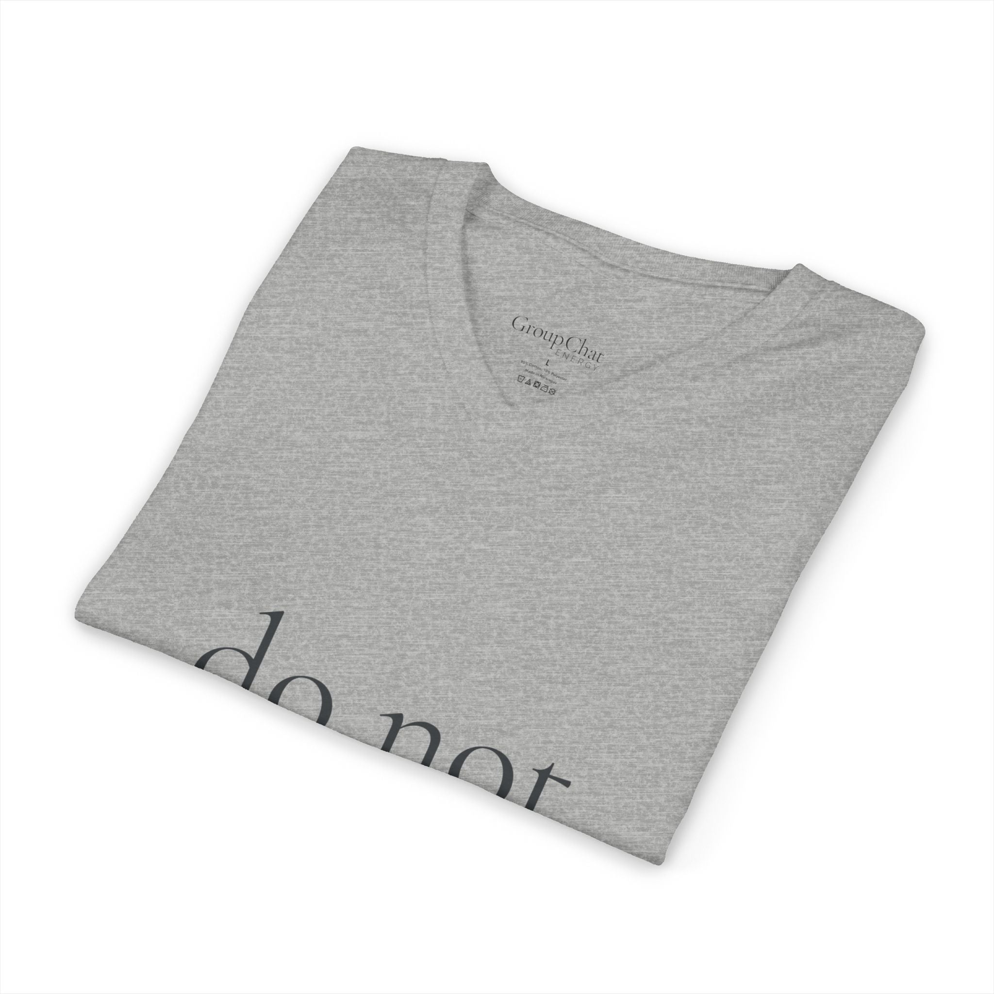do not perceive me | v-neck tee | Emotionally Offline | Group Chat Energy