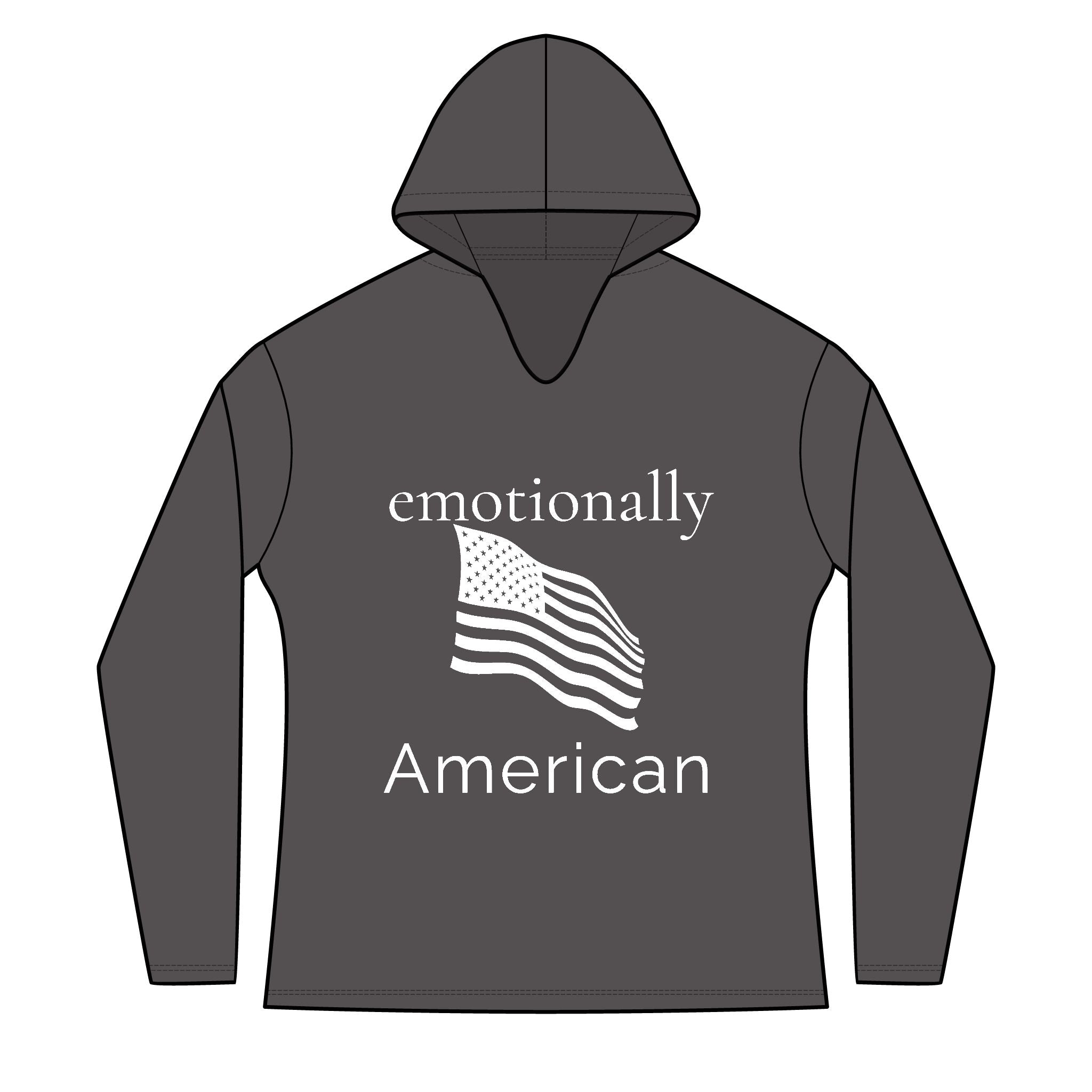 "emotionally american" front | "freedom looks good on me" back | Red White & Unfiltered | Group Chat Energy