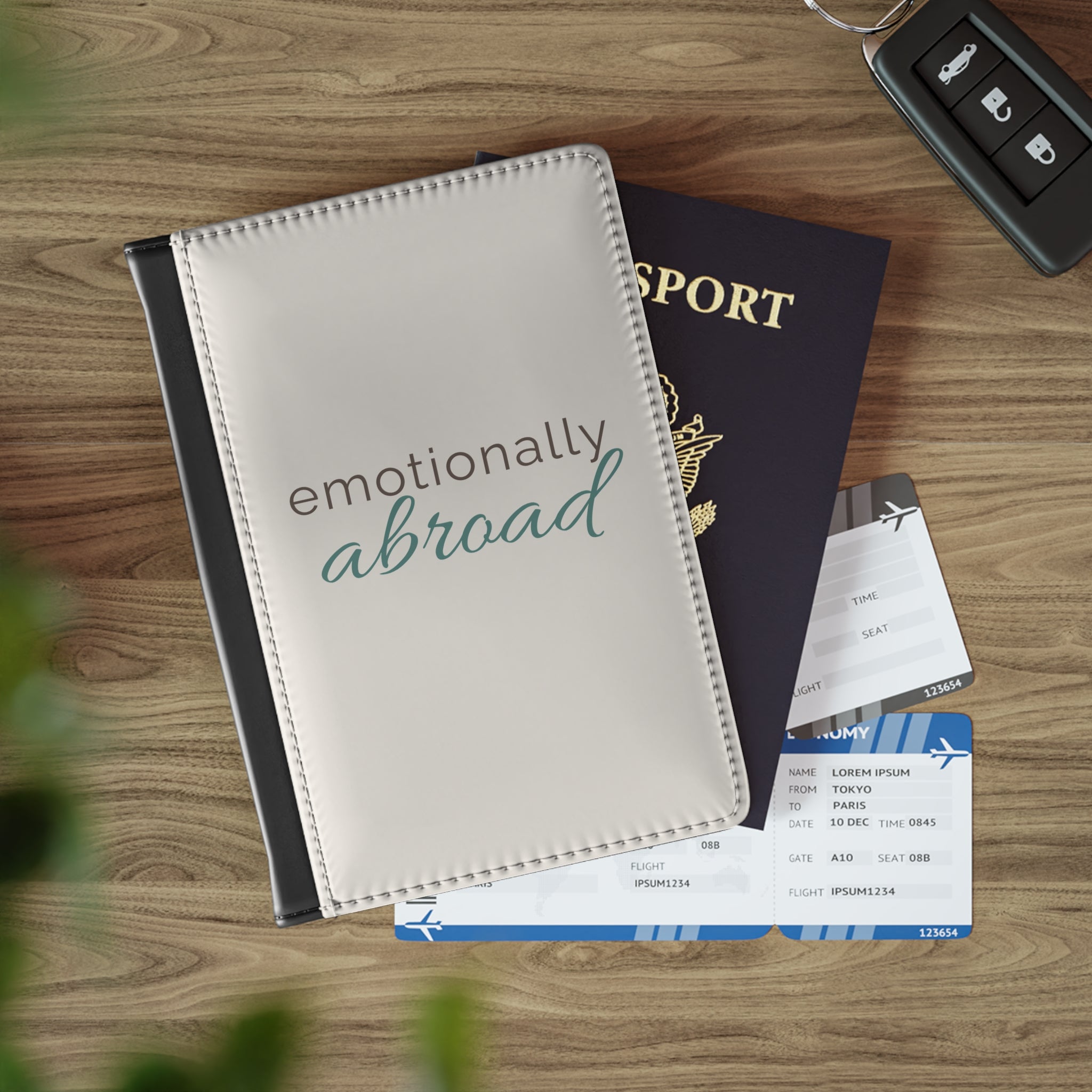 emotionally abroad | passport cover | Vacation Personality | Group Chat Energy