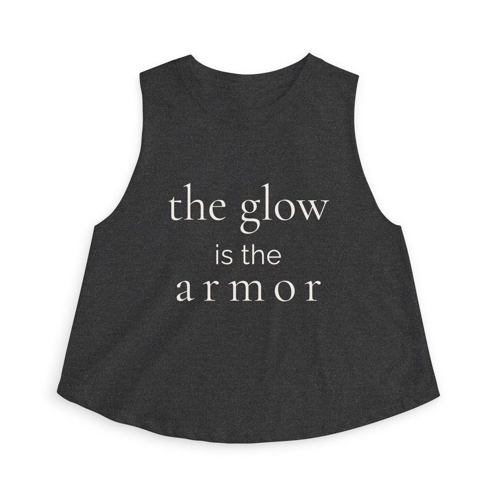 the glow is the armor | Crop Top | Maintenance Era | Group Chat Energy